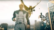 Hawkgirl, Mr. Terrific, and Guy Gardner in the trailer (Image via YouTube/DC)